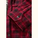 Classic Sherpa Jacke rot-schwarz