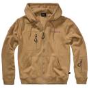 Tactical Sweatjacke camel