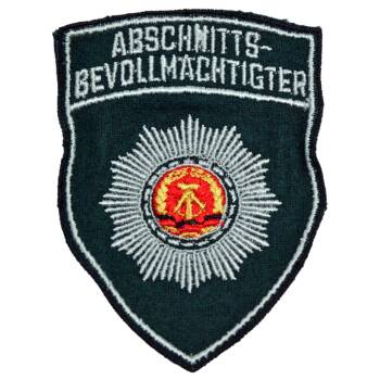 Stoffabzeichen Abschnittsbevollmächtigter