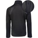 Outdoor Kälteschutzjacke Strukturfleece schwarz