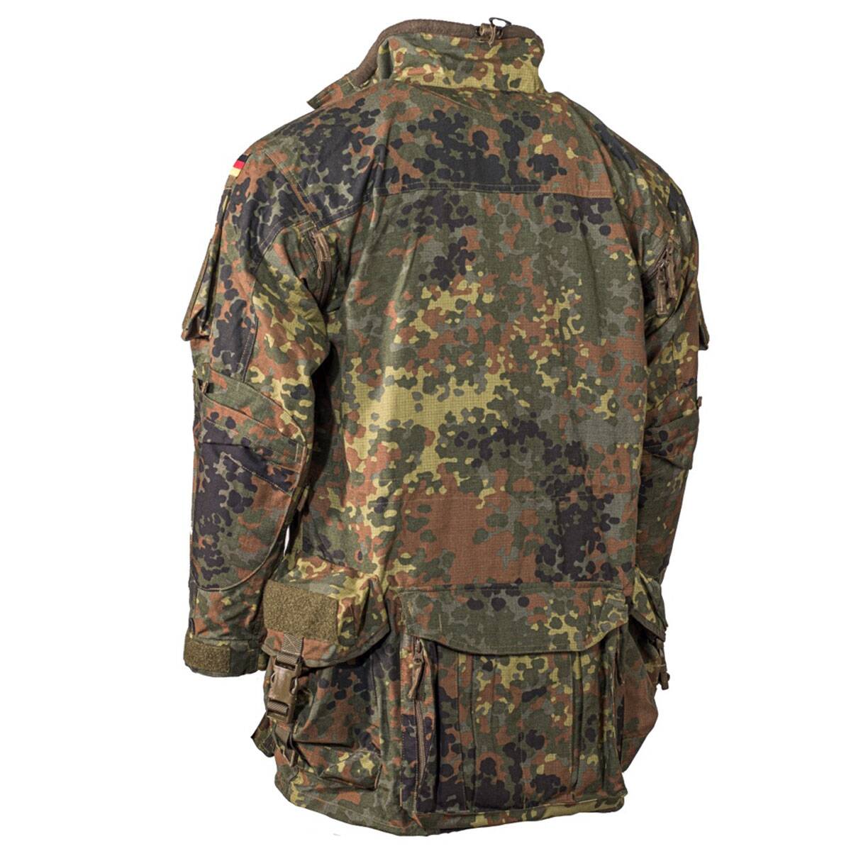 BW Kampfjacke, Einsatz/Übung,lang, flecktarn