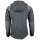 Fleecejacke Delta mit Kapuze grau