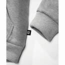 Sweatjacke mit Teddyfutter dunkelgrau-melange