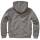 Sweatjacke mit Teddyfutter dunkelgrau-melange