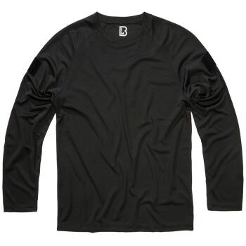 Brandit Quickdry Langarmshirt schwarz