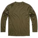 Brandit Quickdry Langarmshirt oliv
