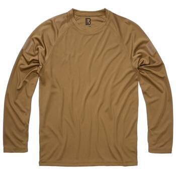Brandit Quickdry Langarmshirt camel