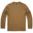 Brandit Quickdry Langarmshirt camel
