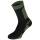 Socken wasserdicht kurz oliv-schwarz