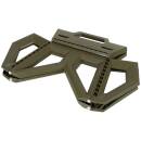 Campinghocker faltbar 24 cm oliv