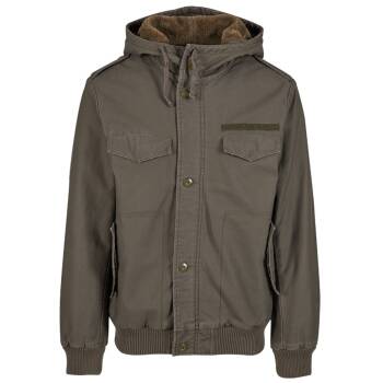 Winterblouson Jacob mit Teddyfutter oliv
