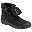 Military Canvas Sneaker schwarz
