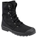 Military Canvas Sneaker schwarz