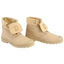 Military Canvas Sneaker camel