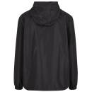 Light Windbreaker Frontzip schwarz