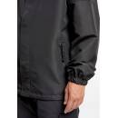 Light Windbreaker Frontzip schwarz
