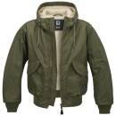 CWU Fliegerjacke mit Kapuze oliv