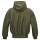 CWU Fliegerjacke mit Kapuze oliv