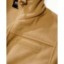 Fleecejacke Combat camel