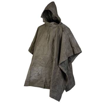 Französischer Poncho oliv gebraucht