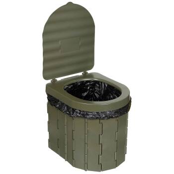 Campingtoilette faltbar oliv
