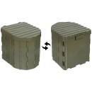 Campingtoilette faltbar oliv