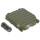 Campingtoilette faltbar oliv