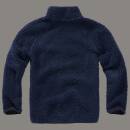 Teddyfleece Jacke navy-blau