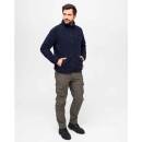 Teddyfleece Jacke navy-blau