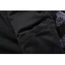 Teddyfleece Jacke schwarz-grau