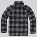 Teddyfleece Troyer schwarz-grau