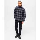 Teddyfleece Troyer schwarz-grau