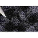 Teddyfleece Troyer schwarz-grau