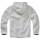 Teddyfleece Pullover mit Kapuze weiß