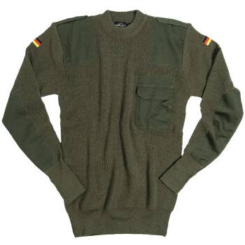 Bundeswehr Pullover nach TL oliv