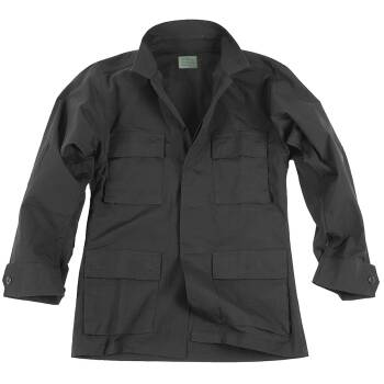 US BDU Feldjacke Ripstop schwarz