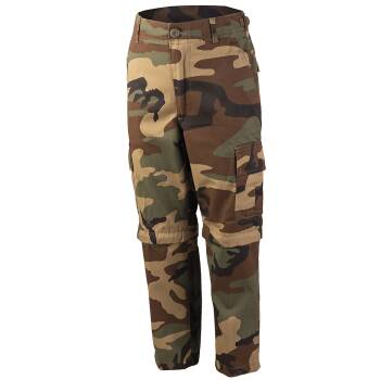 US Zip-off BDU Hose Kids woodland